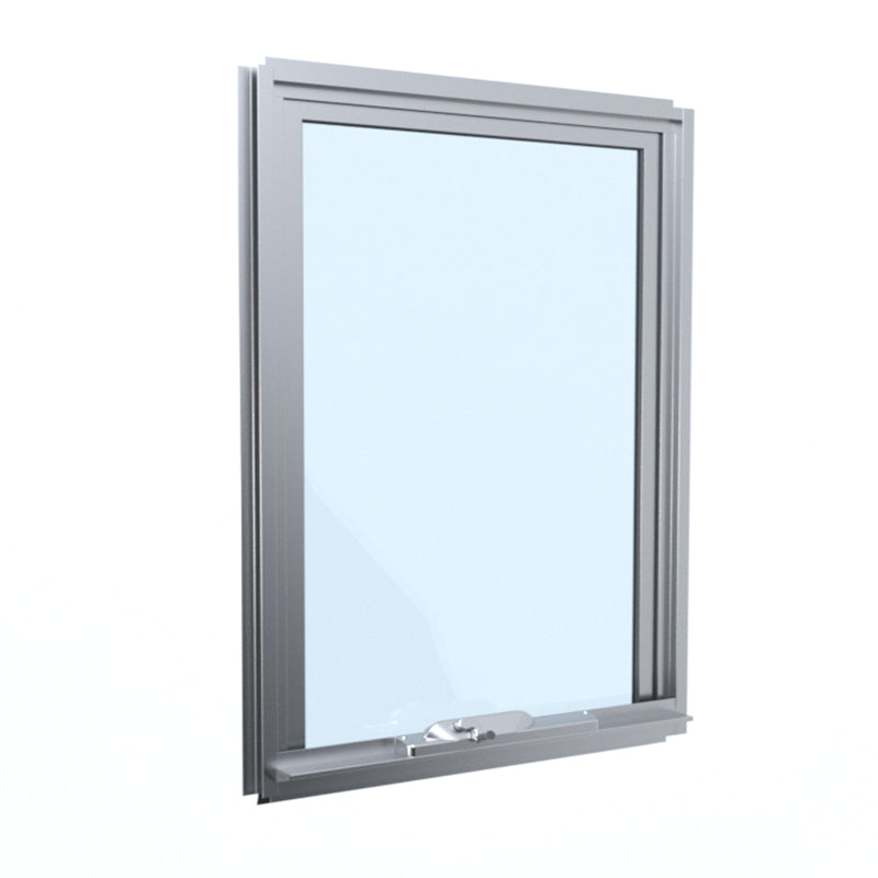 Awning Window H900 x W600 Pearl White  / Clear / No Screen / 100m Reveal