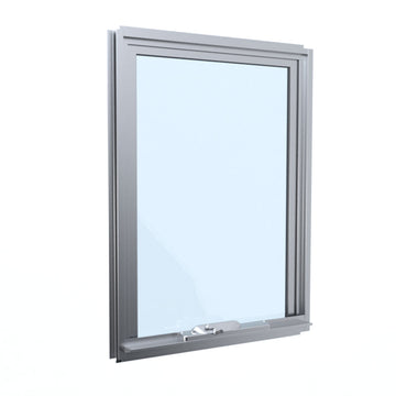 Awning Window H900 x W600 Pearl White  / Clear / No Screen / 100m Reveal