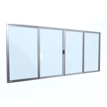 Sliding Door H2400 x W3000 Four Panel Centre Opening